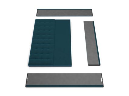 Кровать Lonax Аврора велюр Dolly-1 180х200