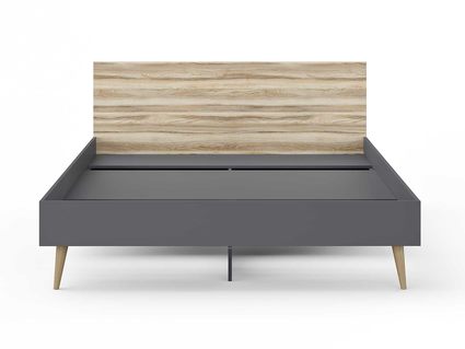 Кровать Сонум Ines Ясень ориноко + графит 180х200