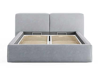 Кровать Сонум Europa Экокожа Коричневый (с основанием)