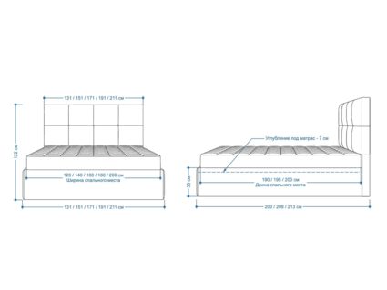 Кровать Lonax Алегра велюр Dolly-1 (с подъемным механизмом) 180х190