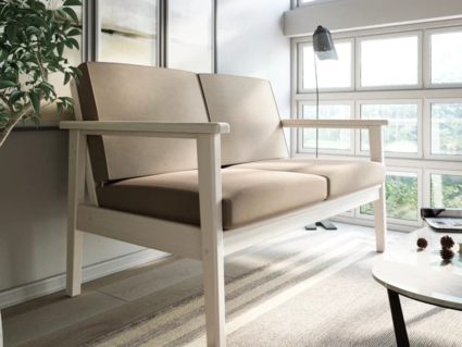 Диван Арско Лориан Мини двухместный кремовый