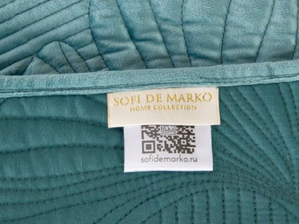 Покрывало Софи де Марко Бенита (морская волна)