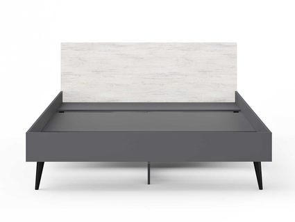Кровать Сонум Ines Ясмунд + серый 120х190