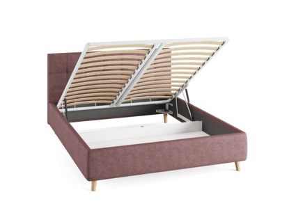 Кровать Сонум Bella Кашемир Латте (с подъемным механизмом) 80х190