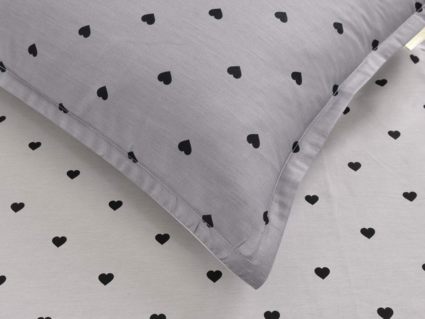 Комплект постельного белья Софи де Марко Лайки (серый) Евро