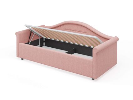 Кровать Сонум Maria Экокожа Белая (с подъемным механизмом) 80х190