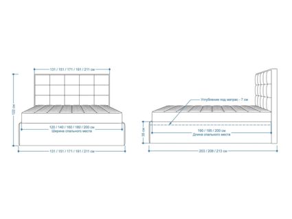 Кровать Lonax Адель велюр Dolly-17 (с подъемным механизмом)