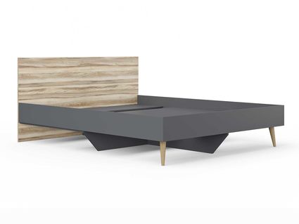 Кровать Сонум Ines Ясень ориноко + графит 180х200