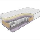 Матрас DreamLine Sky-high Hillest Middle/Soft TFK 200х195